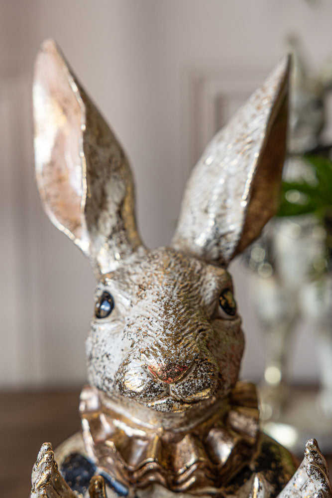 Fabulous Applauding Rabbit in Gold