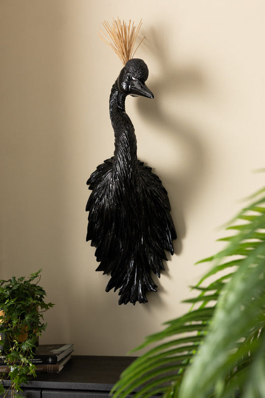 Black & Gold Peacock Wall Art