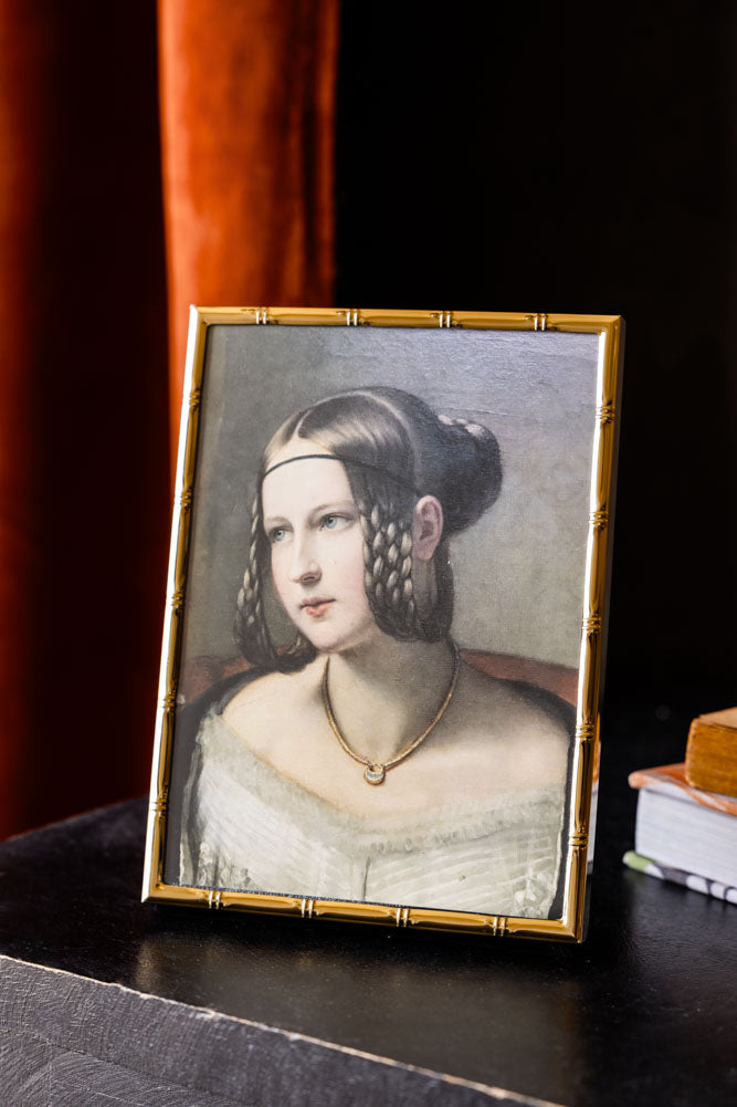 Gold Bamboo Effect Photo Frame