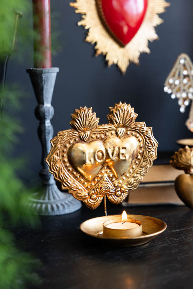 Love Milagro Candle Holder