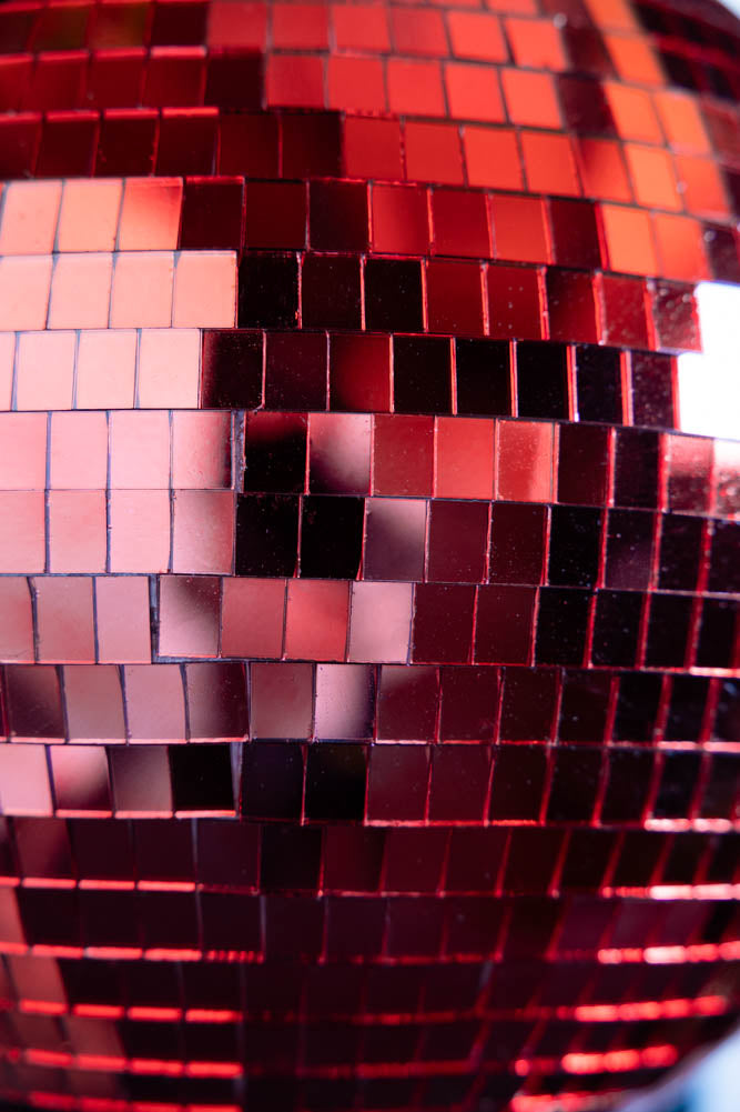 Red Disco Ball